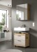 Badezimmer-Set >Scout< in Evoke Oak Nachbildung/Kaschmir - 60x191x34cm (BxHxT)