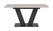 Kulissen-Esstisch >Motion< ausziehbar in Grau/Kaschmir - 150-190x76x90cm (BxHxT)