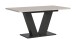 Kulissen-Esstisch >Motion< ausziehbar in Grau/Kaschmir - 150-190x76x90cm (BxHxT)