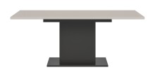 Kulissen-Esstisch >Motion< ausziehbar in Grau/Kaschmir - 150-190x76x90cm (BxHxT)