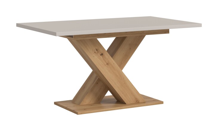Kulissen-Esstisch >Motion< ausziehbar, Artisan Eiche Dekor/Kaschmir - 150-190x76x90cm (BxHxT)