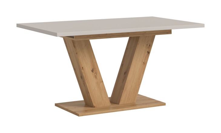 Kulissen-Esstisch >Motion< ausziehbar, Artisan Eiche Dekor/Kaschmir - 150-190x76x90cm (BxHxT)