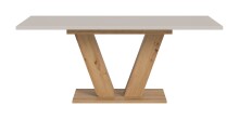 Kulissen-Esstisch >Motion< ausziehbar, Artisan Eiche Dekor/Kaschmir - 150-190x76x90cm (BxHxT)