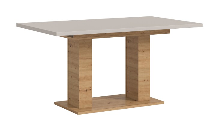 Kulissen-Esstisch >Motion< ausziehbar, Artisan Eiche Dekor/Kaschmir - 150-190x76x90cm (BxHxT)