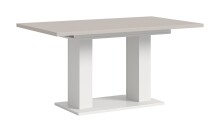 Kulissen-Esstisch >Motion< ausziehbar, Weiß/Kaschmir - 150-190x76x90cm (BxHxT)