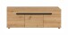 Schuhbank >Canu< in Basalt grau/Artisan Eiche Nachbildung - 120x43x37cm (BxHxT)