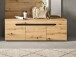 Schuhbank >Canu< in Basalt grau/Artisan Eiche Nachbildung - 120x43x37cm (BxHxT)
