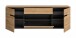 Garderobenschrank >Canu< in Basalt grau/Artisan Eiche Dekor - 176x60x37 (BxHxT)
