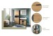 Waschbeckenunterschrank >Canu< in Basalt /Artisan Eiche Dekor - 80x55x34 (BxHxT)