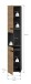 Hochschrank >Canu< in Basalt grau/Artisan Eiche Nachbildung - 38x193x34 (BxHxT)