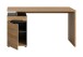 Schreibtisch >Canu< in Basalt grau/Artisan Eiche Nachbildung - 140x75x60 (BxHxT)