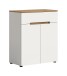 Schuhkommode >Canu< in Weiß - 80x94x37cm (BxHxT)