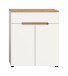 Schuhkommode >Canu< in Weiß - 80x94x37cm (BxHxT)