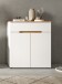 Schuhkommode >Canu< in Weiß - 80x94x37cm (BxHxT)