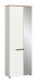 Garderobenschrank >Canu< in Weiß - 65x190x37cm (BxHxT)