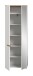 Garderobenschrank >Canu< in Weiß - 65x190x37cm (BxHxT)