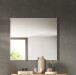 Spiegel >Canu< in Weiß/Spiegelglas - 80x73x2cm (BxHxT)