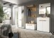 Garderobenpaneel >Canu< in Artisan Eiche Nachbildung - 80x73x27cm (BxHxT)
