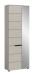 Garderobenschrank >Canu< in Kaschmir / Spiegel - 65x190x37cm (BxHxT)