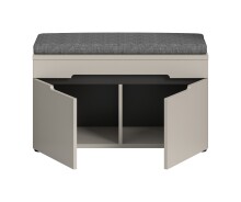 Schuhbank >Canu< in Kaschmir - 80x45x37cm (BxHxT)