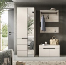 Garderoben-Set >Canu< in Kaschmir - 160x190x37cm (BxHxT)