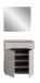 Garderoben-Set >Canu< in Kaschmir - 80x190x37cm (BxHxT)
