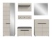 Garderoben-Set >Canu< in Kaschmir - 255x190x37cm (BxHxT)