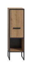 Unterschrank >Bagno< in Artisan Eiche Nachbildung - 30x101x32cm (BxHxT)