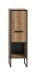 Unterschrank >Bagno< in Artisan Eiche Nachbildung - 30x101x32cm (BxHxT)