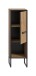 Unterschrank >Bagno< in Artisan Eiche Nachbildung - 30x101x32cm (BxHxT)