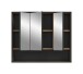 Badezimmerspiegelschrank >Bagno< in Eiche Dekor / Spiegel - 80x68x19cm (BxHxT)