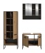 Badezimmer-Set >Bagno< in Artisan Eiche Nachbildung - 154x192x36cm (BxHxT)