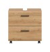 Waschbeckenunterschrank >Ice< in Artisan Eiche Nachbildung - 60x58x30cm (BxHxT)