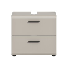 Waschbeckenunterschrank >Ice< in Kaschmir - 60x55x30cm (BxHxT)