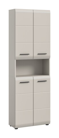 Hochschrank >Ice< in Kaschmir - 60x185x30cm (BxHxT)