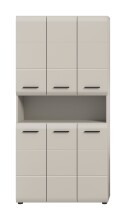 Hochschrank >Ice< in Kaschmir - 90x185x30cm (BxHxT)