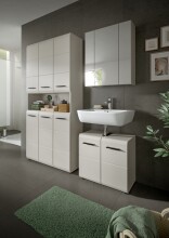 Hochschrank >Ice< in Kaschmir - 90x185x30cm (BxHxT)