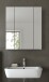 Badezimmerspiegelschrank >Ice< in Kaschmir/Spiegelglas - 60x70x18cm (BxHxT)