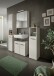 Badezimmerspiegelschrank >Ice< in Kaschmir/Spiegelglas - 60x70x18cm (BxHxT)