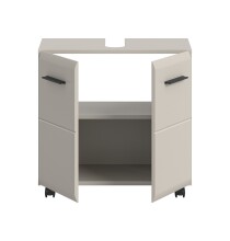 Waschbeckenunterschrank >Ice< in Kaschmir - 60x58x30cm (BxHxT)