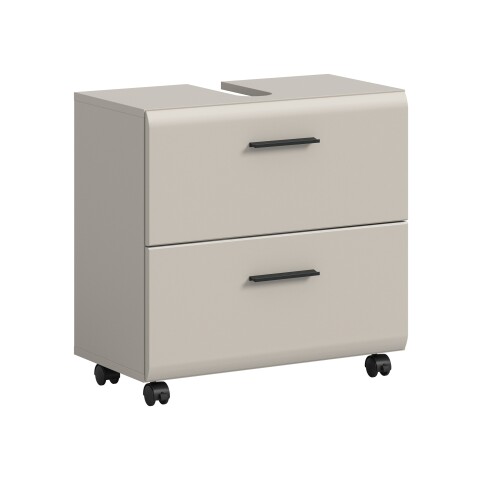 Waschbeckenunterschrank >Ice< in Kaschmir - 60x58x30cm (BxHxT)