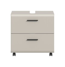 Waschbeckenunterschrank >Ice< in Kaschmir - 60x58x30cm (BxHxT)