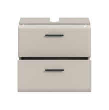 Waschbeckenunterschrank >Ice< in Kaschmir - 60x58x30cm (BxHxT)