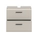 Waschbeckenunterschrank >Ice< in Kaschmir - 60x58x30cm (BxHxT)