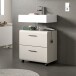 Waschbeckenunterschrank >Ice< in Kaschmir - 60x58x30cm (BxHxT)