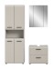 Badezimmer-Set >Ice< in Kaschmir - 135x185x30cm (BxHxT)