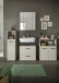 Badezimmer-Set >Ice< in Kaschmir - 180x185x30cm (BxHxT)