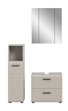 Badezimmer-Set >Ice< in Kaschmir - 105x185x30cm (BxHxT)