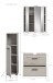 Badezimmer-Set >Ice< in Kaschmir - 105x185x30cm (BxHxT)