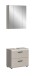 Badezimmer-Set >Ice< in Kaschmir - 60x185x30cm (BxHxT)